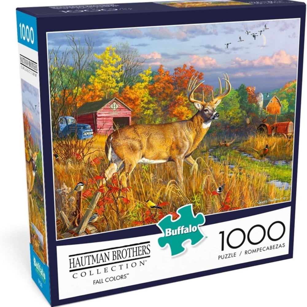 Hautman Brothers Collection Buffalo Fall Colors 1000-Piece Puzzle